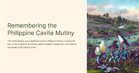 Die Cavite Mutiny: Eine Explosion der Unzufriedenheit gegen die spanische Kolonialherrschaft